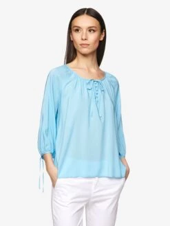 Benetton Bluse In Hellblau
