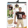 2tlg. Kostüm "American Football Spieler" In Beige/ Schwarz -Widmannca Verkaufe carnival party 2tlg kostum american football spieler in beige schwarz