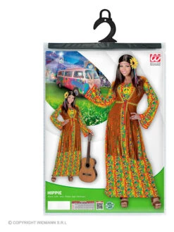 2tlg. Outfit "Hippie" In Bunt/ Hellbraun -Widmannca Verkaufe carnival party 2tlg outfit hippie in bunt hellbraun 2