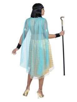 4tlg. Kostüm "Ägyptische Herrscherin" In Gold/ Hellblau -Widmannca Verkaufe carnival party 4tlg kostum agyptische herrscherin in gold hellblau 3