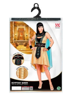 4tlg. Kostüm "Ägyptische Herrscherin" In Gold/ Hellblau -Widmannca Verkaufe carnival party 4tlg kostum agyptische herrscherin in gold hellblau 5