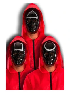 Maske "Squid Game" In Schwarz - Überraschungprodukt