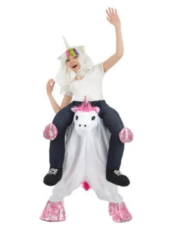 Kostümhose "Unicorn" In Weiß/ Pink