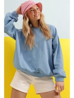 Sweatshirt In Blau