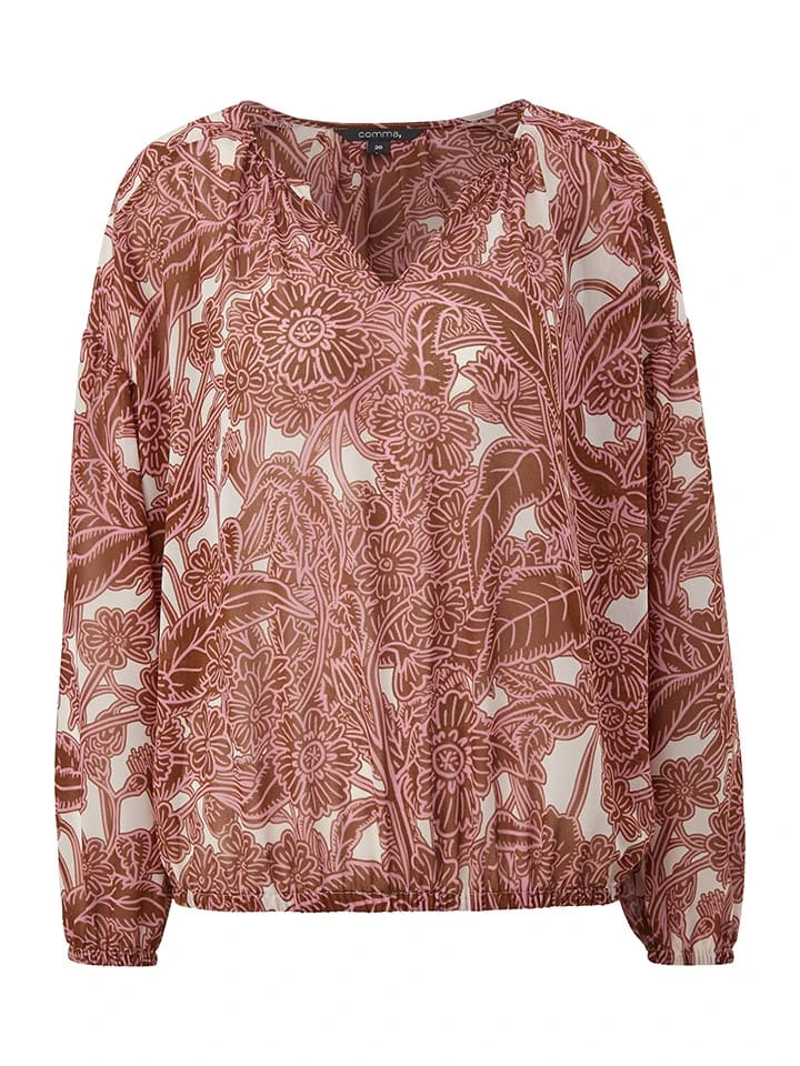 Comma Bluse In Bunt 6 Comma Bluse In Bunt – Bild 4