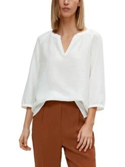 Comma Bluse In Weiß