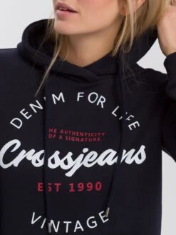 Hoodie In Schwarz -Widmannca Verkaufe cross jeans hoodie in schwarz 4