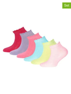 Ewers 6er-Set: Sneakersocken In Bunt