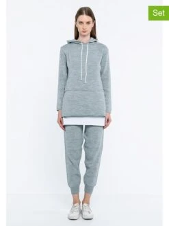 2tlg. Outfit In Grau