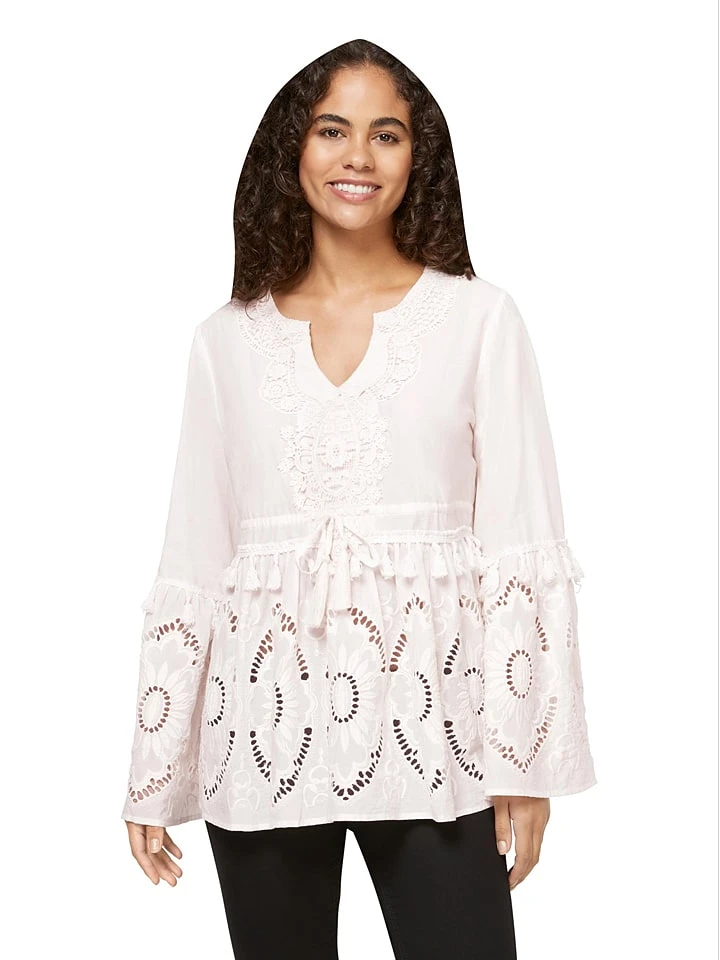 Heine Bluse In Creme 4 Heine Bluse In Creme – Bild 2