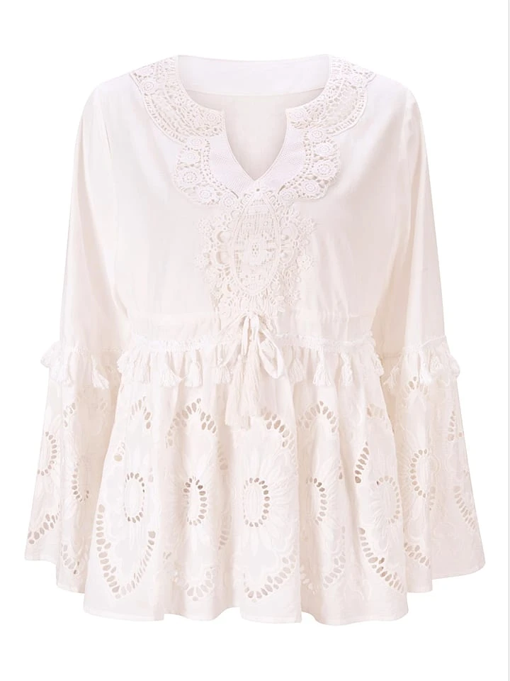 Heine Bluse In Creme 3 Heine Bluse In Creme