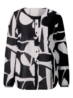 Heine Bluse In Grau/ Schwarz