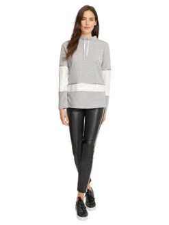 Heine Sweatshirt In Grau/ Weiß -Widmannca Verkaufe heine sweatshirt in grau weiss 2