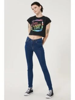 Lee Jeans "Scarlett" - Skinny Fit - In Dunkelblau -Widmannca Verkaufe lee jeans scarlett skinny fit in dunkelblau 3