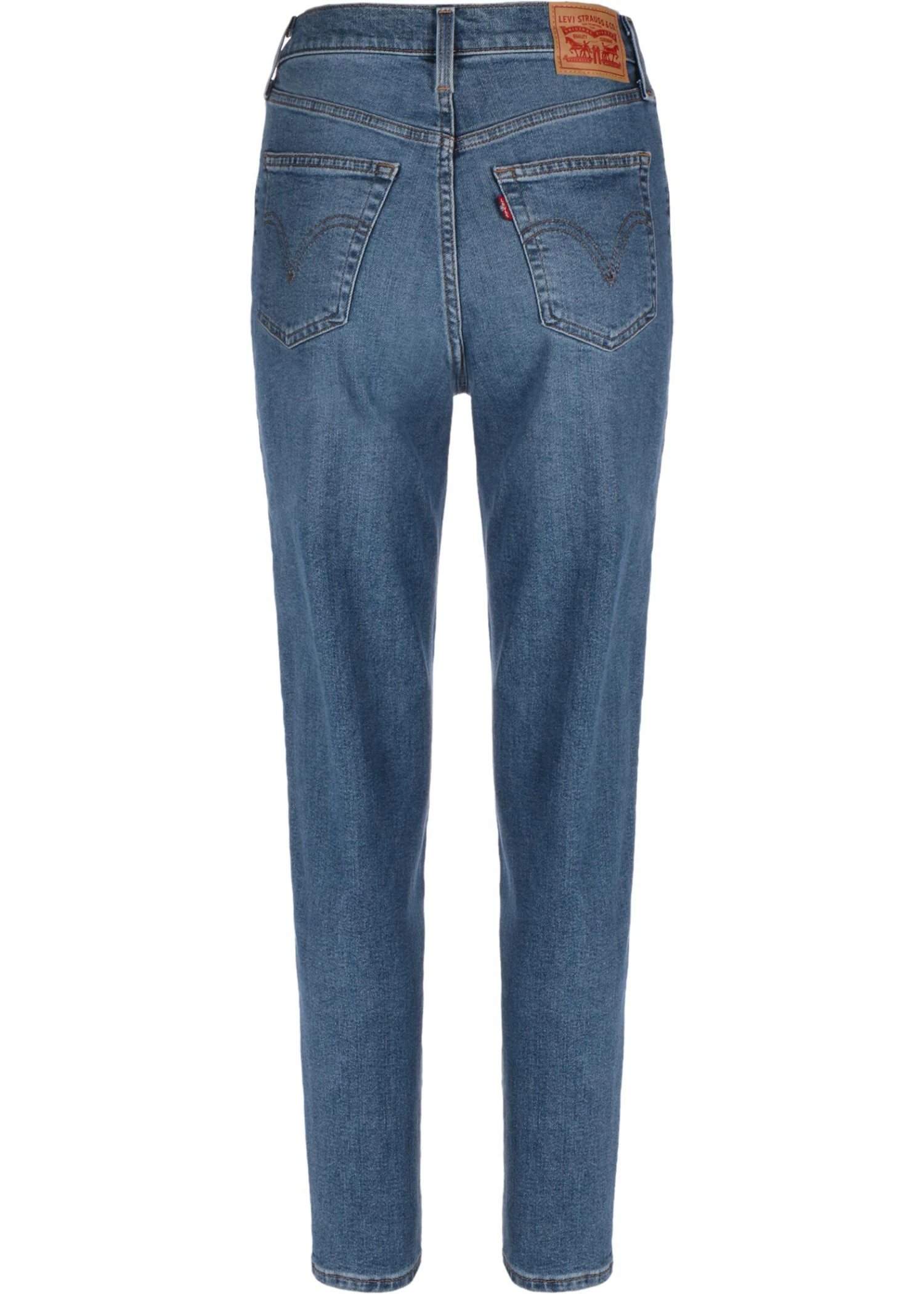 Jeans High Waisted Mom In Medium Indigo Worn 4 Jeans High Waisted Mom In Medium Indigo Worn – Bild 2