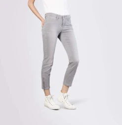 MAC Slim-Fit Jeans Dream Chic Silver Grey Used