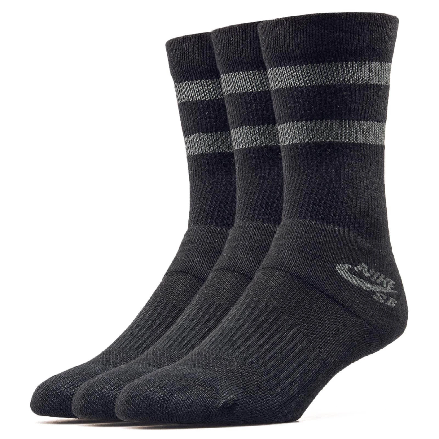 Nike SB Socks SX 5760 3er P Black Grey 4 Nike SB Socks SX 5760 3er P Black Grey – Bild 2