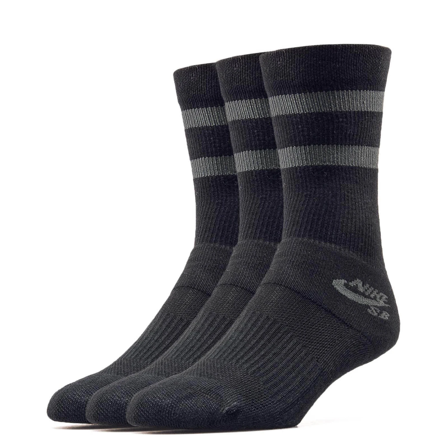 Nike SB Socks SX 5760 3er P Black Grey 3 Nike SB Socks SX 5760 3er P Black Grey