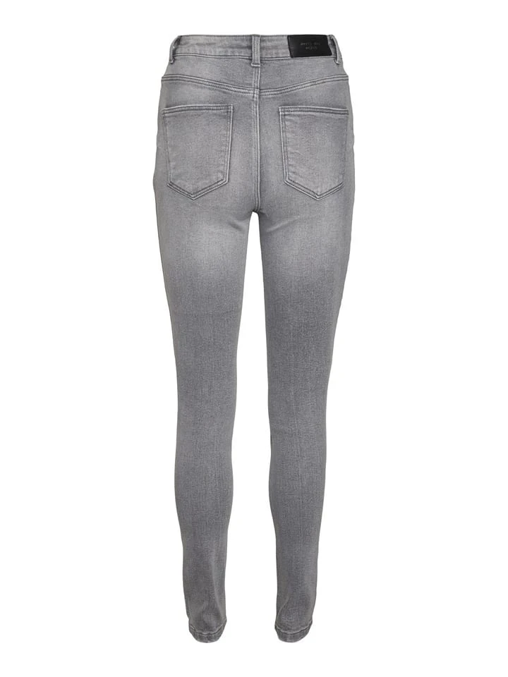 Noisy May Jeans "Nmcallie" - Skinny Fit - In Hellgrau 4 Noisy May Jeans "Nmcallie" - Skinny Fit - In Hellgrau – Bild 2