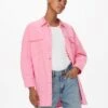 ONLY Langes Oversized Denim Jeanshemd Langarm Bluse ONLKASIA In Rosa 1 ONLY Langes Oversized Denim Jeanshemd Langarm Bluse ONLKASIA In Rosa -Widmannca Verkaufe only langes oversized denim jeanshemd langarm bluse onlkasia in rosa