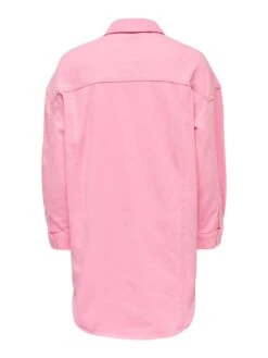ONLY Langes Oversized Denim Jeanshemd Langarm Bluse ONLKASIA In Rosa -Widmannca Verkaufe only langes oversized denim jeanshemd langarm bluse onlkasia in rosa 6