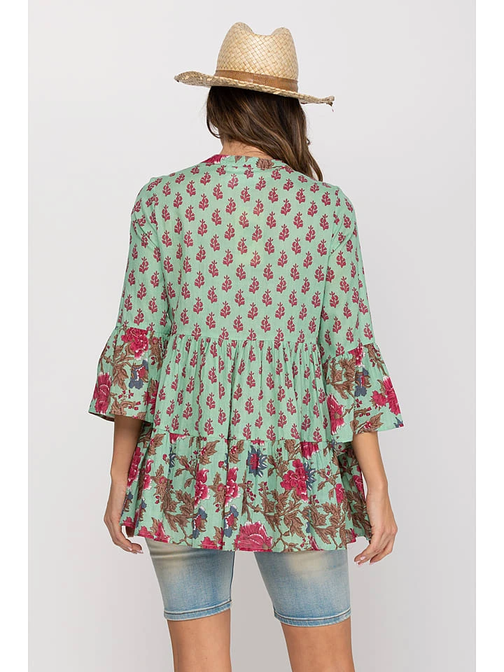 Tunika In Mint/ Pink 5 Tunika In Mint/ Pink – Bild 3