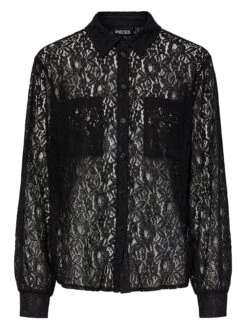 Pieces Hemd In Schwarz -Widmannca Verkaufe pieces hemd in schwarz 5