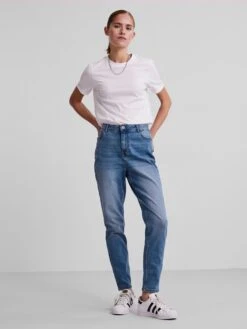 Pieces Jeans "Kesia" - Mom Fit - In Blau -Widmannca Verkaufe pieces jeans kesia mom fit in blau 3
