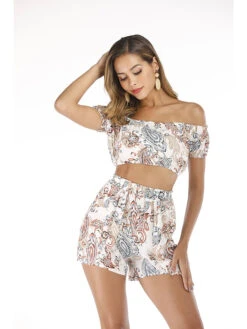 2tlg. Outfit In Weiß/ Blau -Widmannca Verkaufe pretty summer 2tlg outfit in weiss blau 2