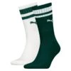 Puma Freizeit Socken Crew Heritage Stripe Socks 2-PACK Green -Widmannca Verkaufe puma freizeit socken crew heritage stripe socks 2 pack green