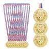 12 X Medaille In Gold -Widmannca Verkaufe relaxdays 12 x medaille in gold
