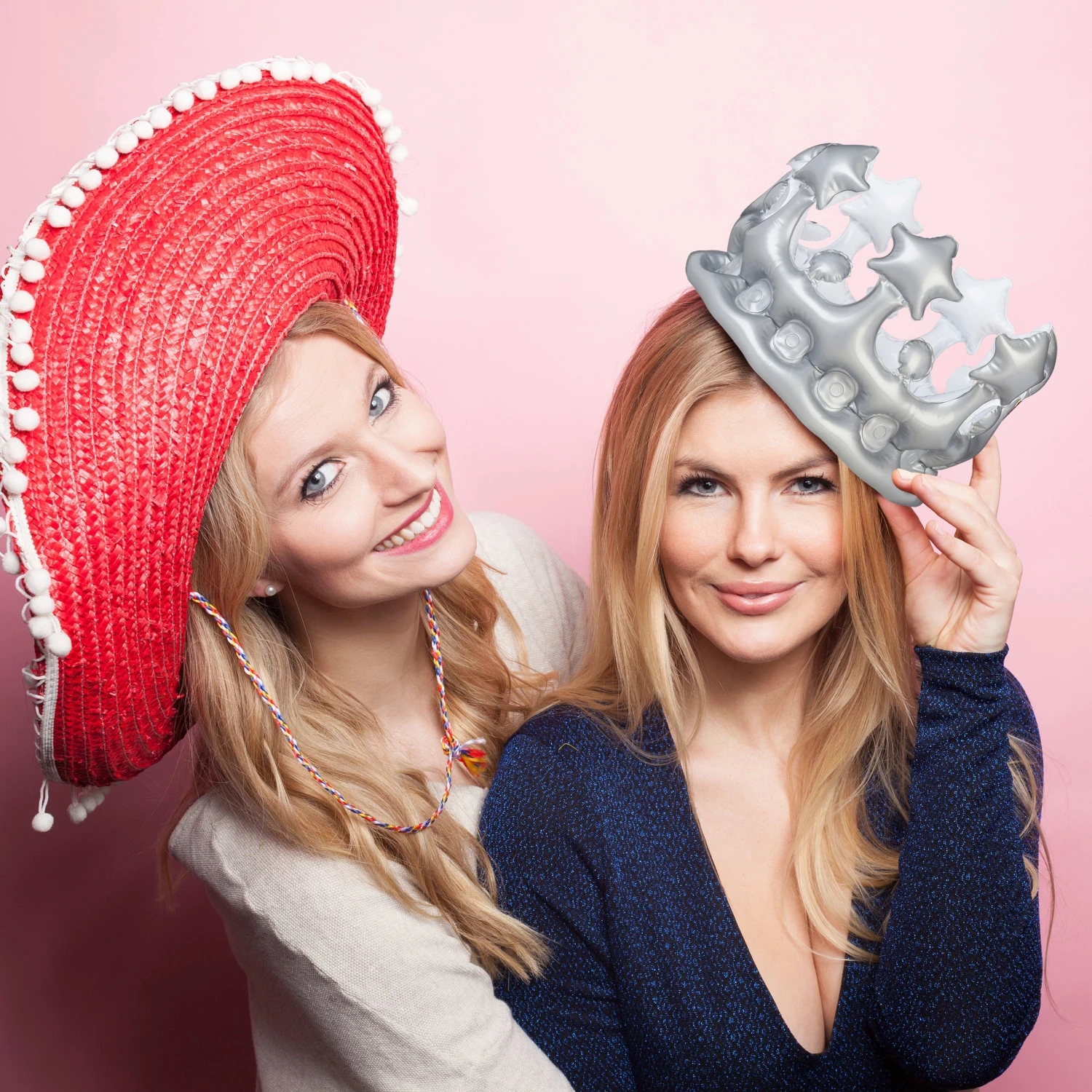 1x Aufblas-Krone In Gold 5 1x Aufblas-Krone In Gold – Bild 3