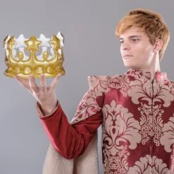 1x Aufblas-Krone In Gold 13 1x Aufblas-Krone In Gold -Widmannca Verkaufe relaxdays 1x aufblas krone in gold 4