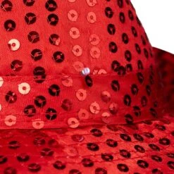 1x Pailletten-Hut In Rot -Widmannca Verkaufe relaxdays 1x pailletten hut in rot 6