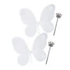 2x Feenflügel/Zauberstab In Weiß/Silber -Widmannca Verkaufe relaxdays 2x feenflugel zauberstab in weiss silber