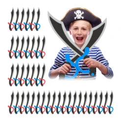 40x Piratensäbel In Bunt