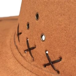 Cowboyhut In Braun -Widmannca Verkaufe relaxdays cowboyhut in braun 5