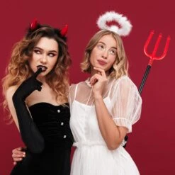 Teufelsgabel In Schwarz-Rot -Widmannca Verkaufe relaxdays teufelsgabel in schwarz rot 2