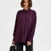 Selected Femme Bluse "Sanni" In Pflaume -Widmannca Verkaufe selected femme bluse sanni in pflaume