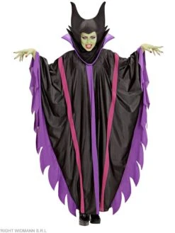 WIDMANN 2tlg. Kostüm "MALEFIZIA" In Schwarz/ Lila