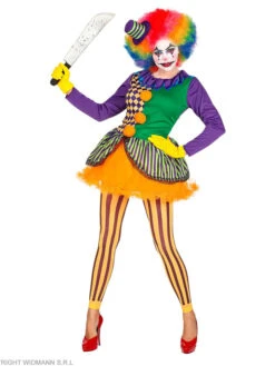 WIDMANN 3tlg. Kostüm "EVIL JOKER" In Bunt