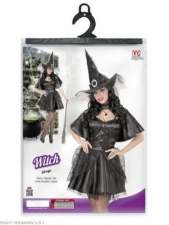 WIDMANN 3tlg. Kostüm "HEXE" In Schwarz -Widmannca Verkaufe widmann 3tlg kostum hexe in schwarz 2
